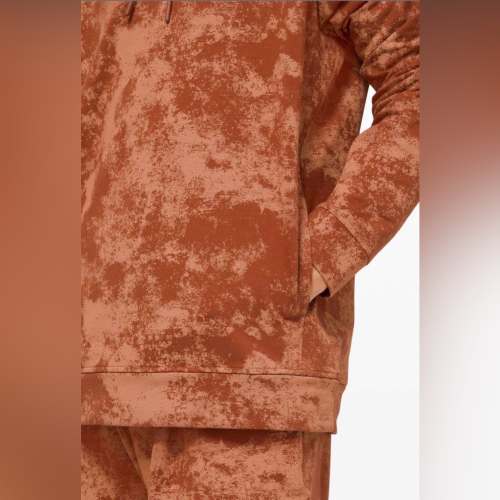 Lululemon City Sweat Pullover Hoodie Astral Dark Terracotta Desert Sun Medium - Picture 4 of 4